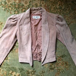 SOLD : Suede Vintage Dress Jacket